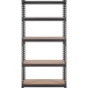 VEVOR Storage Shelving Unit, 5-Tier Adjustable, 2000 lbs Capacity, Heavy Duty Garage Shelves Metal Organizer Utility Rack, Black