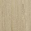 Bookshelf Boards 4 pcs Sonoma Oak 15.7"x15.7"x0.6" Engineered Wood