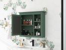 30'' x 28'' Medicine Cabinet, Wall Mounted Bathroom Storage Cabinet, Modern Bathroom Wall Cabinet with Mirror,Medicine Cabinet