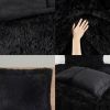 Shaggy Long Fur Comforter Mini Set