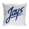 Creighton OFFICIAL NCAA "Invert" Woven Pillow; 20" x 20"