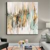 Oil painting style porch decoration painting living room light luxury hanging painting restaurant modern Scandinavian style sofa background mural