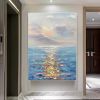 Modern Abstract Wall Art Canvas Painting Beach Surf Landscape Poster Art Prints Suitable For Living Room Home Decor